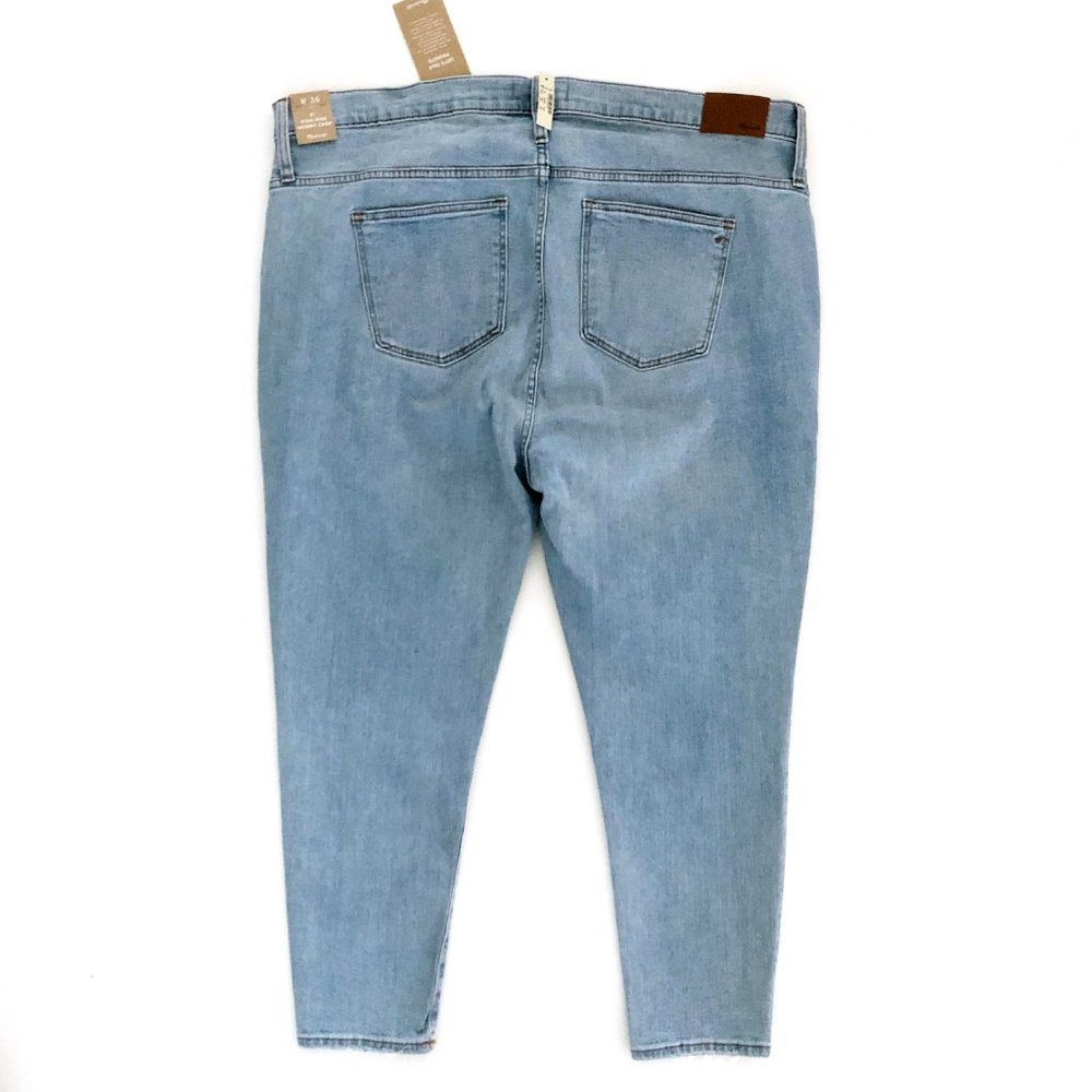 MADEWELL Women's Hi Rise Skinny Crop Jeans 36 NWT - Picture 2 of 10
